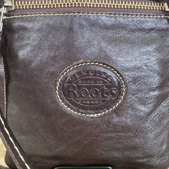 Roots Leather Mini Crossbody Festival Bag - Picture 6 of 12